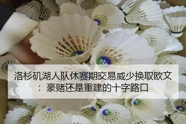 洛杉矶湖人队休赛期交易威少换取欧文：豪赌还是重建的十字路口